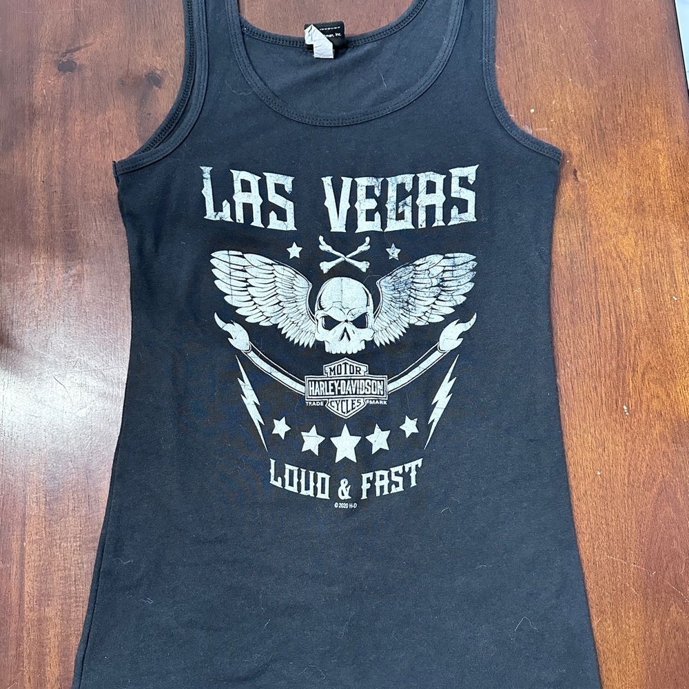 Harley-Davidson Black Las Vegas Graphic Tank